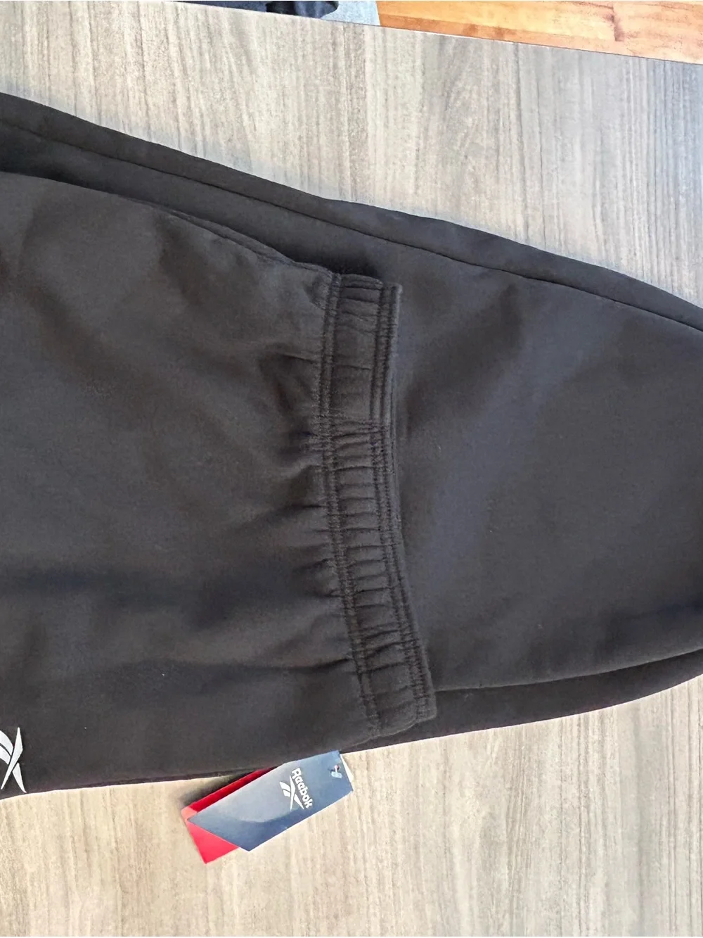 Reebok Black Jogger Sweatpants with Branded Tag